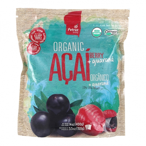 有机Acai阿萨伊浆果果泥（两款，Açaí+Guarana/Preminum Berry，100g/袋，400g）