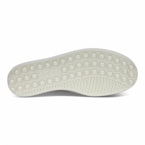 ECCO爱步女鞋SOFT 7 SLIP ON 柔酷7号菱格纹休闲鞋平底-香槟金色