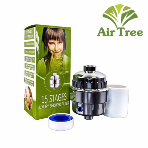 【AirTree】15层过滤滤芯 15 STAGES SHOWER FILTER 2-YEAR LIMITED WARRANTY（活动期间免费包邮）