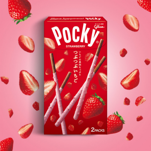 Glico格力高 Pocky百奇 草莓粒粒巧克力棒