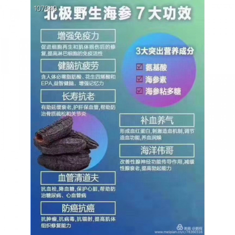 加拿大北极圆筒海参（一级货）特价$150/三磅（38头左右）