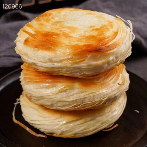 特价 潼关千层饼黑芝麻味 肉夹馍必备 一大包500g*3包