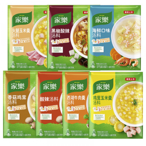 2包家乐速食汤料口味随机