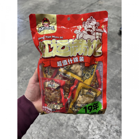 【红运满地】缤纷什锦•经典豆干2袋*400g