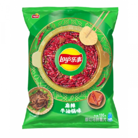 清仓：乐事薯片金黄炒蟹味/麻辣牛油锅味 10包